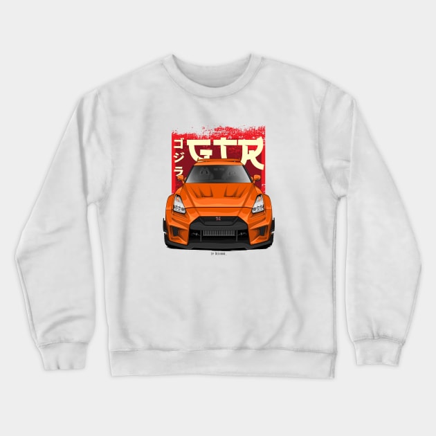 Skyline GT-R Crewneck Sweatshirt by LpDesigns_